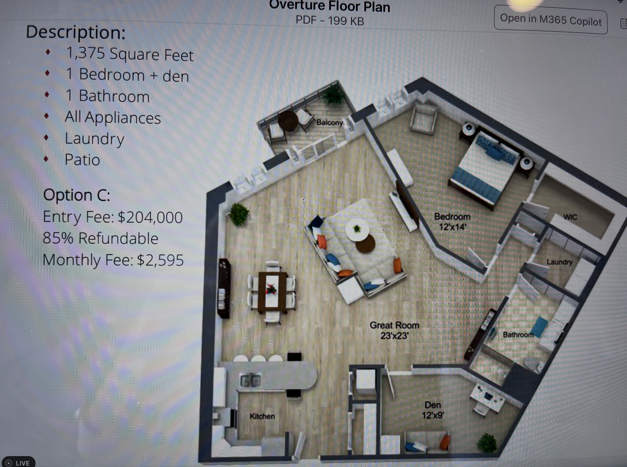 Overture Floor Plan Layout